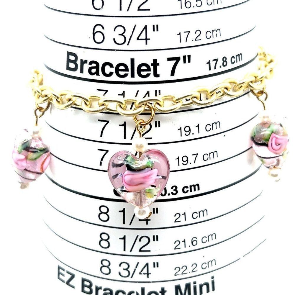 Pink Charm bracelet (c) - Picture 4 of 4